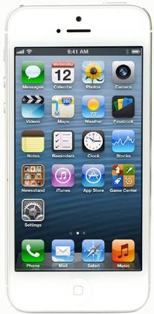 Смартфон Apple iPhone 5 64Gb White & Silver - Октябрьск