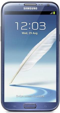 Смартфон Samsung Galaxy Note 2 GT-N7100 Blue - Октябрьск